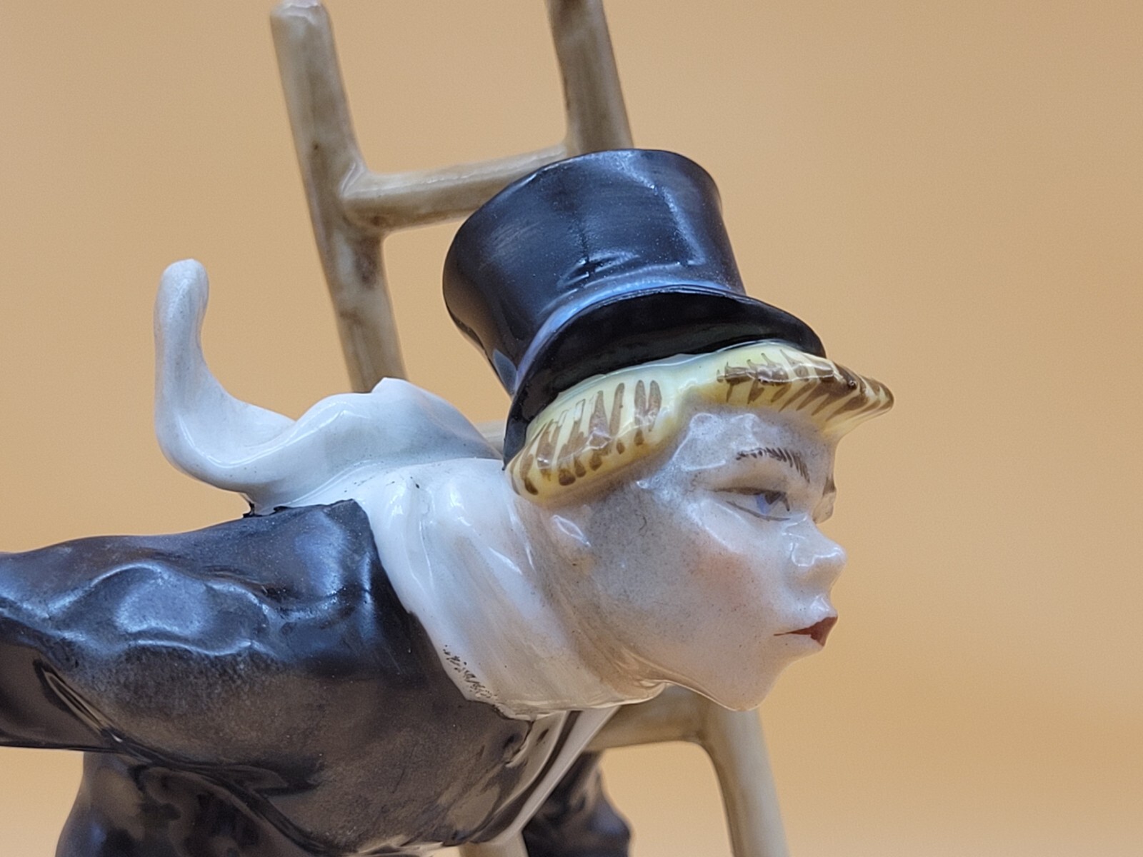 LORENZ HUTSCHENREUTHER KARL TUTTER CHIMNEY SWEEP MAN FIGURINE VINTAGE GERMANY
