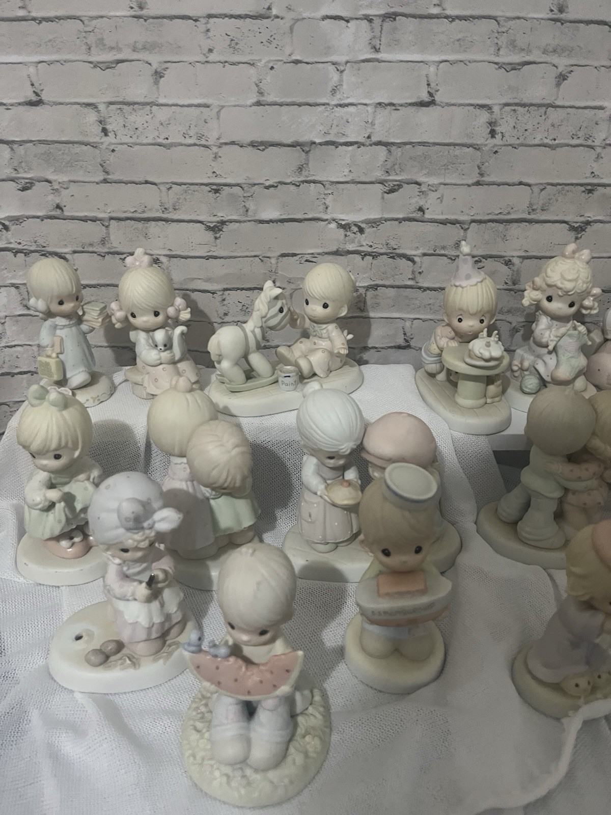 Precious Moments Porcelain Figurine 1970’s -2000’s Lot of 50