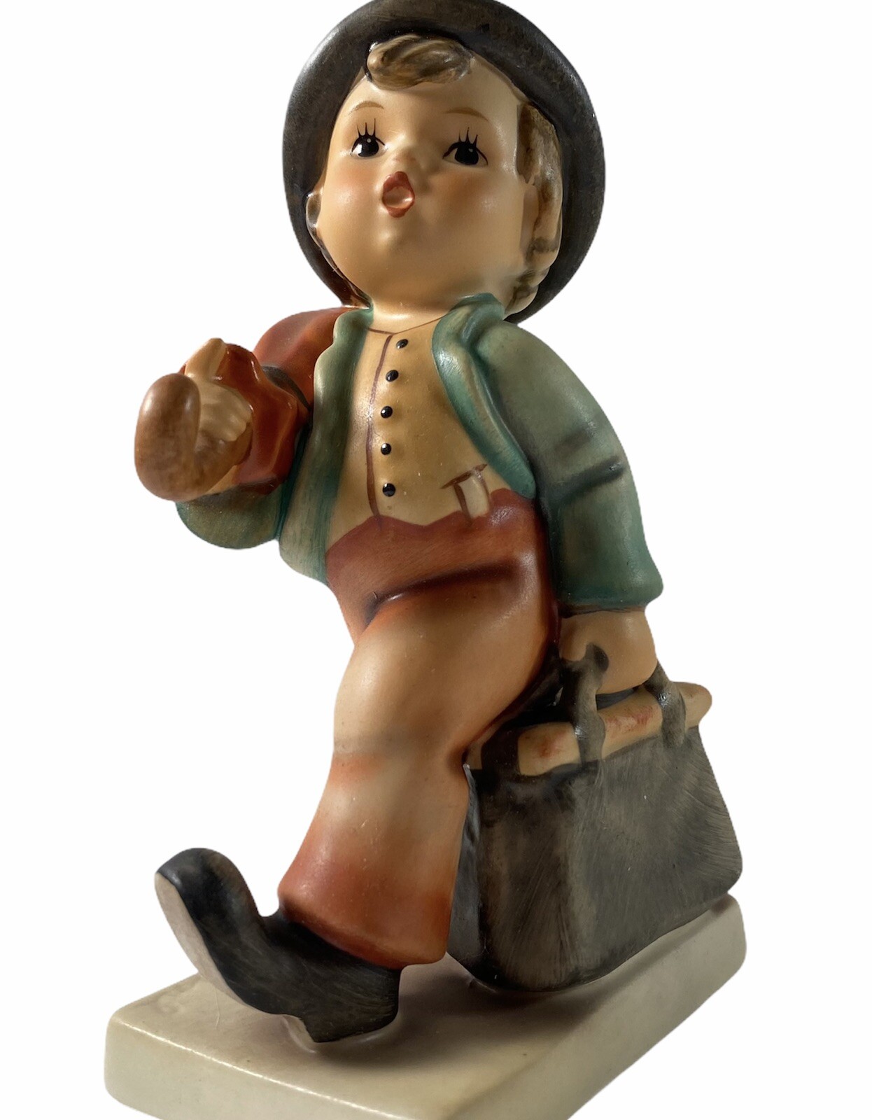 Goebel Hummel Merry Wanderer Ceramic Figurine 11/0 West Germany 4.75 Inches