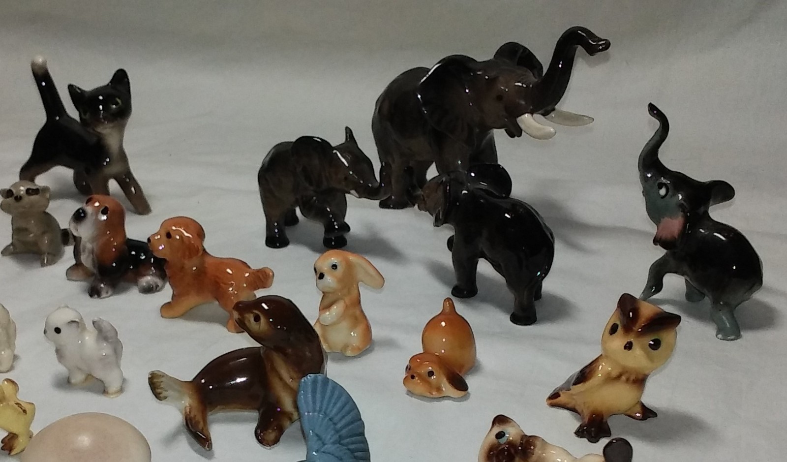 Vintage Hagen Renaker Miniature Animal Figurines Lot Of 50, Some Rare
