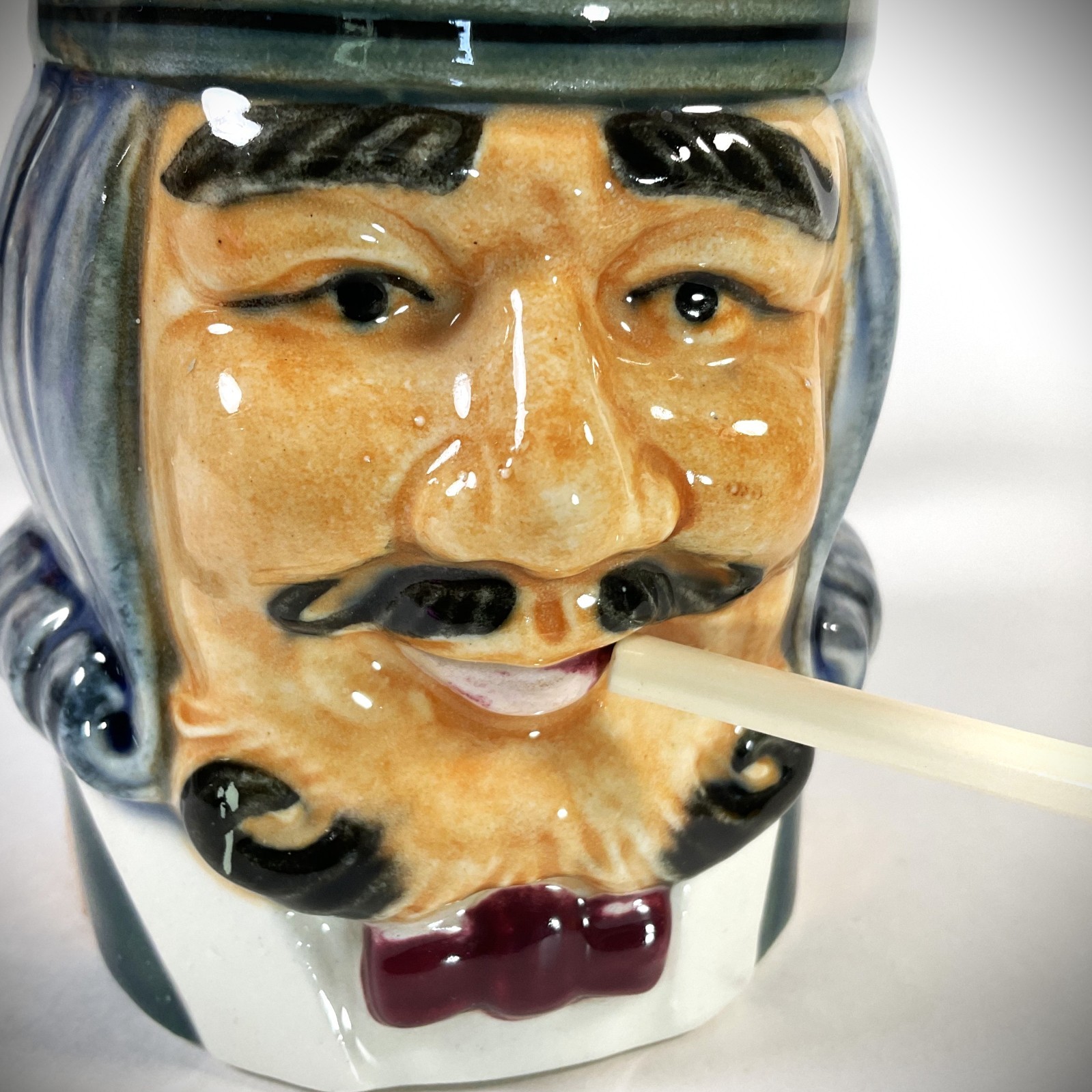 VTG Toby Mug “King of Clubs” Hand-Painted Occupied Japan 4.9″ Tall #2 READ