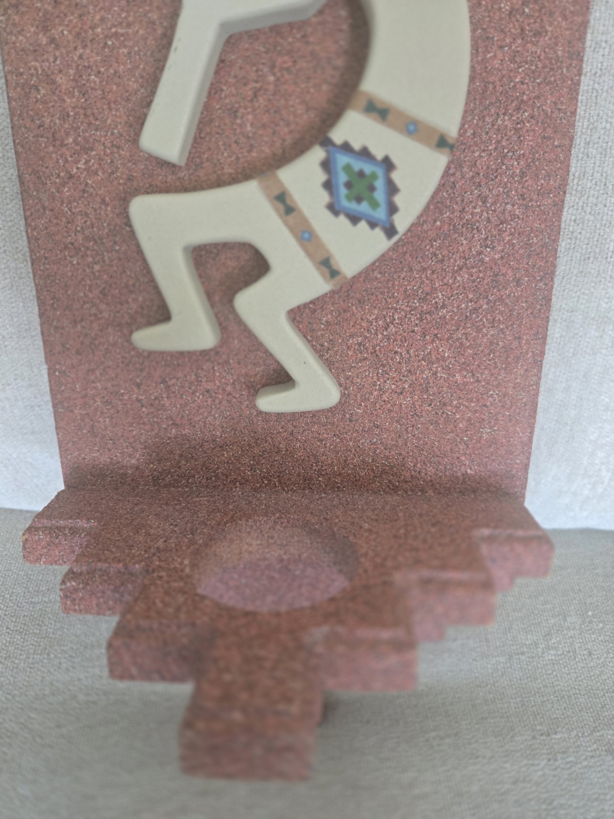 Erik W. Sevilla Handmade Stone Kokopelli Figurine Southwestern Art 10″ Signed
