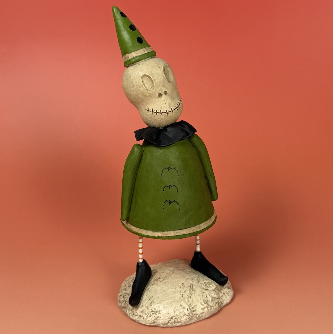 Janell Berryman’s Enesco Sculpture “Skelly’s All Lime” Skeleton Figure 7” 2007