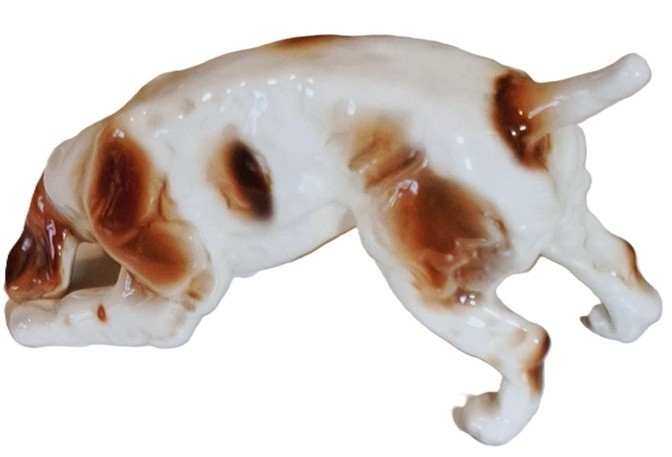 Vtg Cocker Spaniel Porcelain Figurine