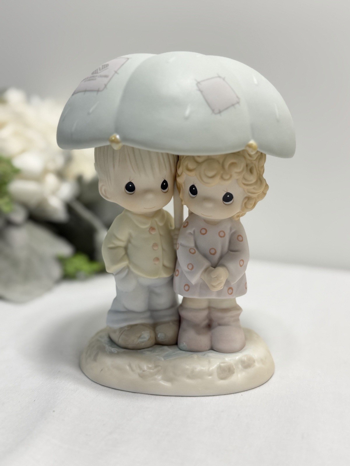 Enesco Precious Moments 523550 “He Is Our Shelter From The Storm”
