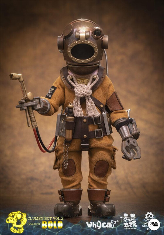 Gearhead Toys GHT003 Clumsy Bot The Diver Limited Collectible Figure In Stock