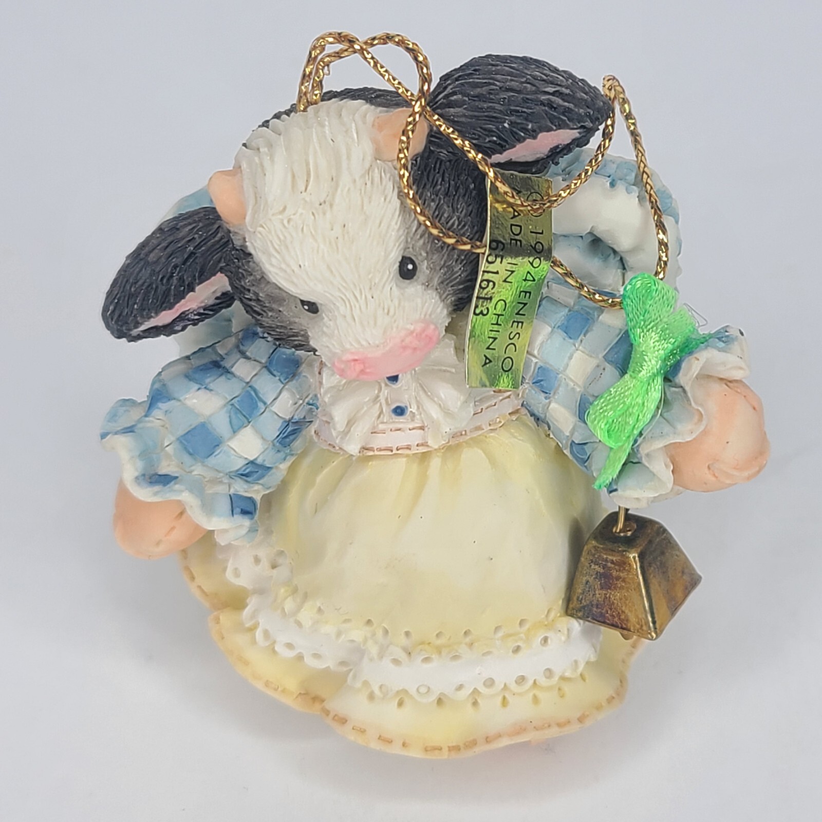 Mary’s Moo Moos 1994 Cow Angel Christmas Ornament with Bell