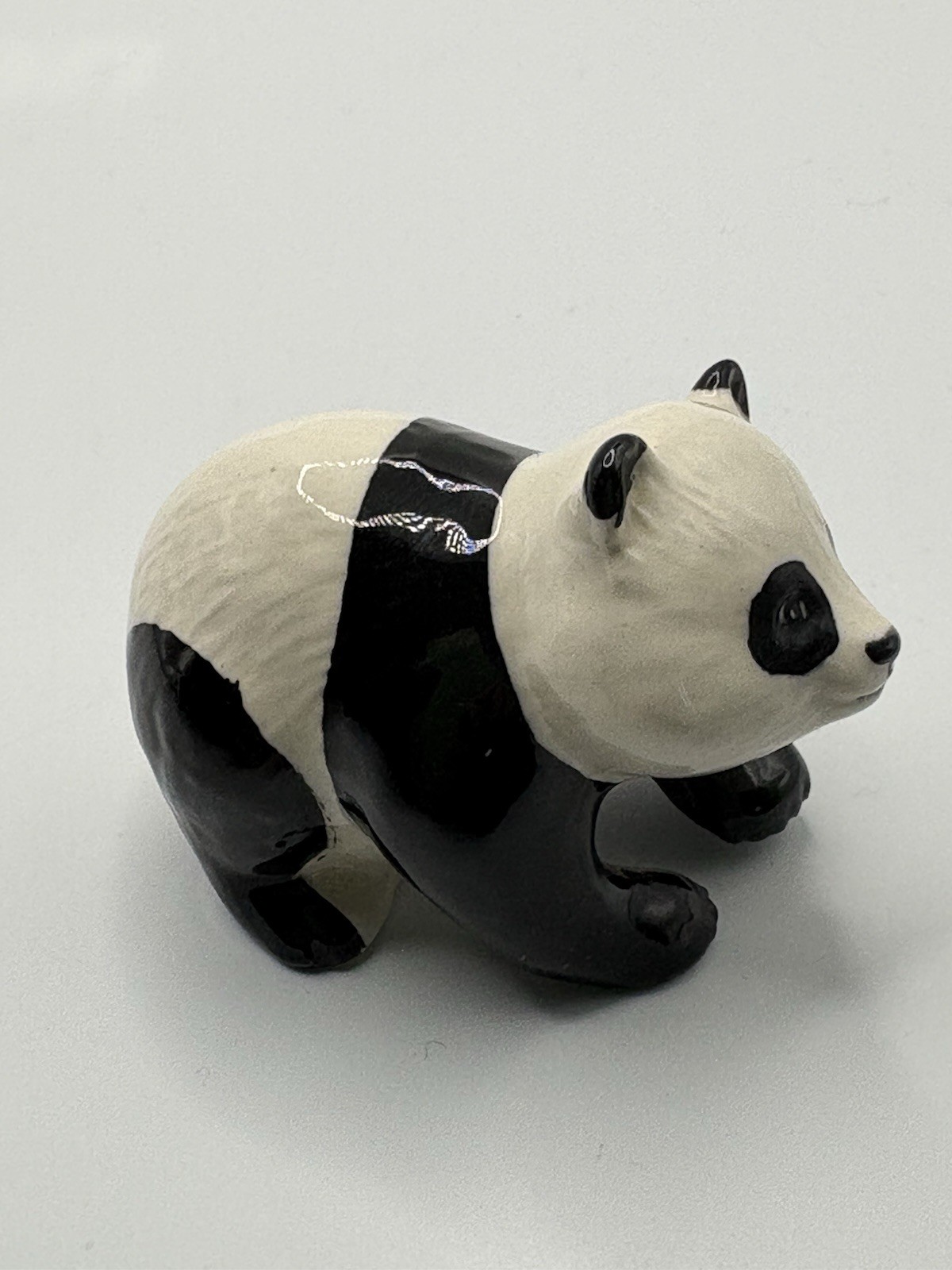 Vintage Beswick England Curious Baby Panda Bear Porcelain Figurine Marked 2.5”