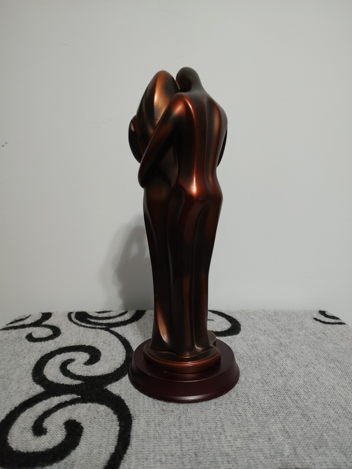 Herco Gift Professional 12″ Bronze Toned Family Figure Abstract Man Woman Child