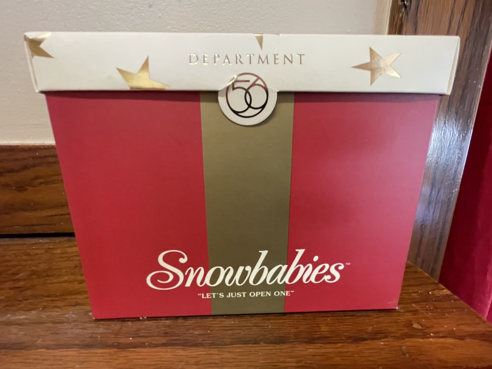 Dept. 56 Snowbabies – Gift of Christmas – Let’s Open Just One 56.69711