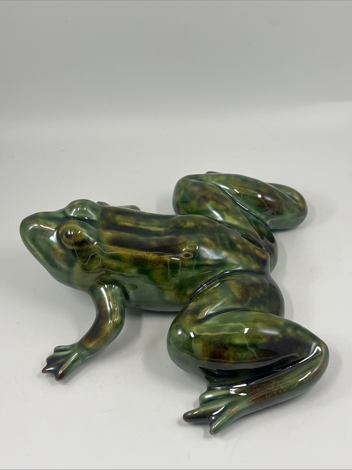 LUISA PAIXAO Portugal Ceramic Frog Realistic Hand Painted EXC