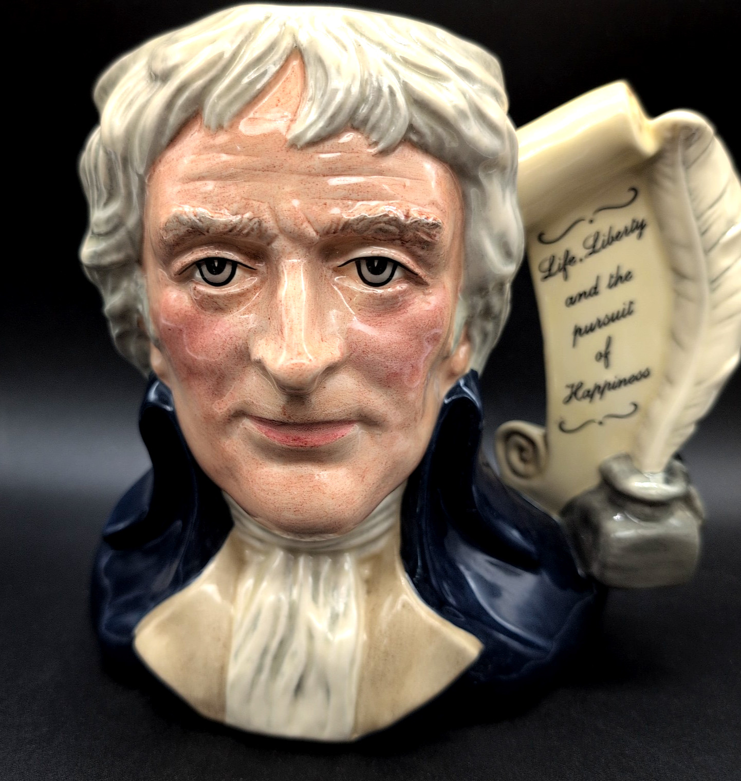 Royal Doulton Thomas Jefferson Ltd Edition D6943 Presidential Series Mug Retired