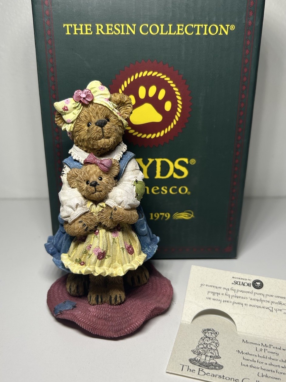 Boyds bears “Momma McPetal with Lil Posey” NIB #4033639 1E/431 RARE