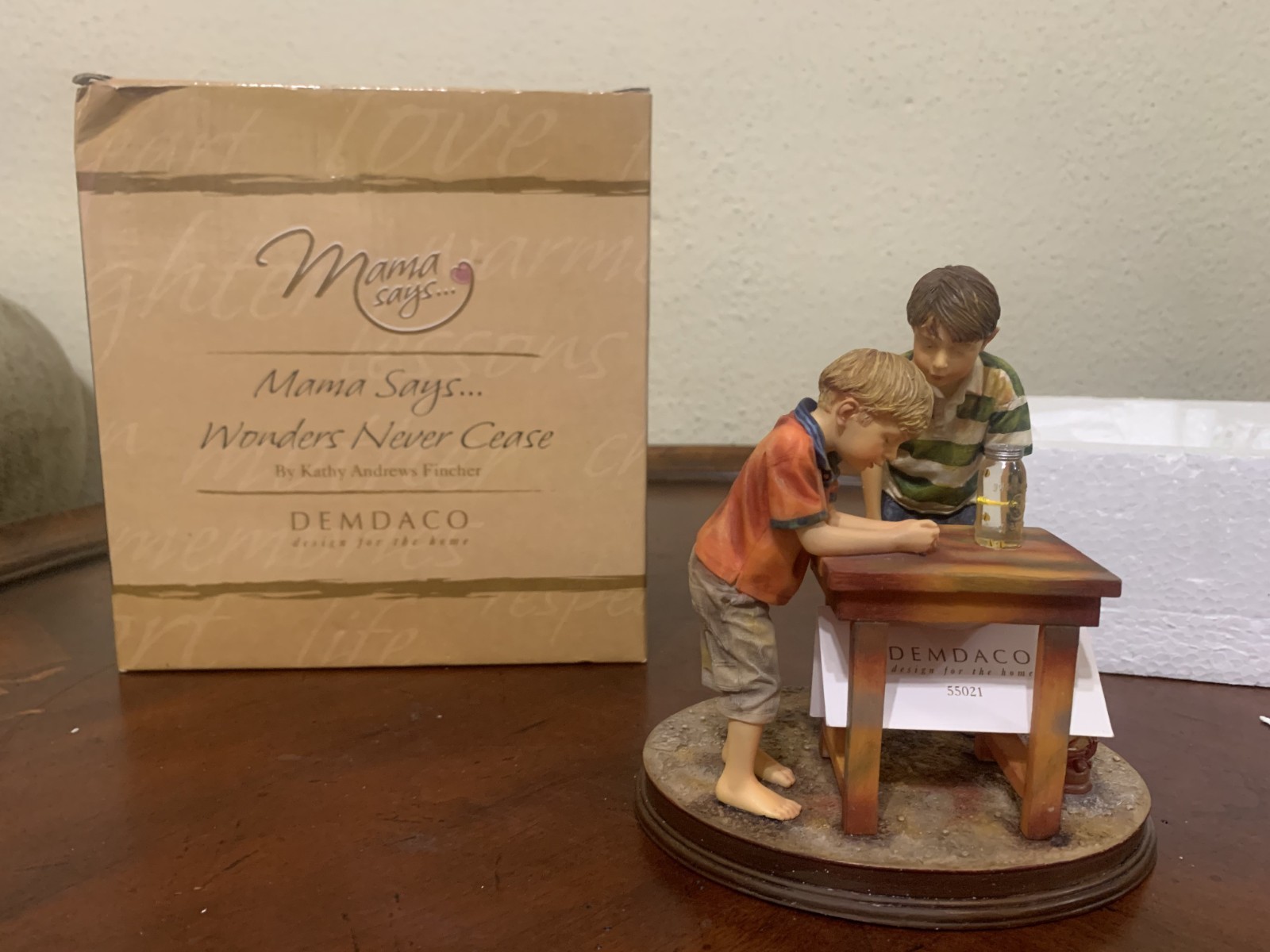 Demdaco Mama Says Wonders Never Cease Figurine 2004 Kathy Andrews Fincher WB