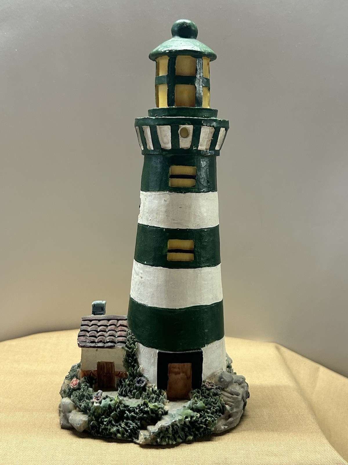 Vintage Lighthouse Figure 8.5″ Nicely Detailed Resin •Smoke Free Home