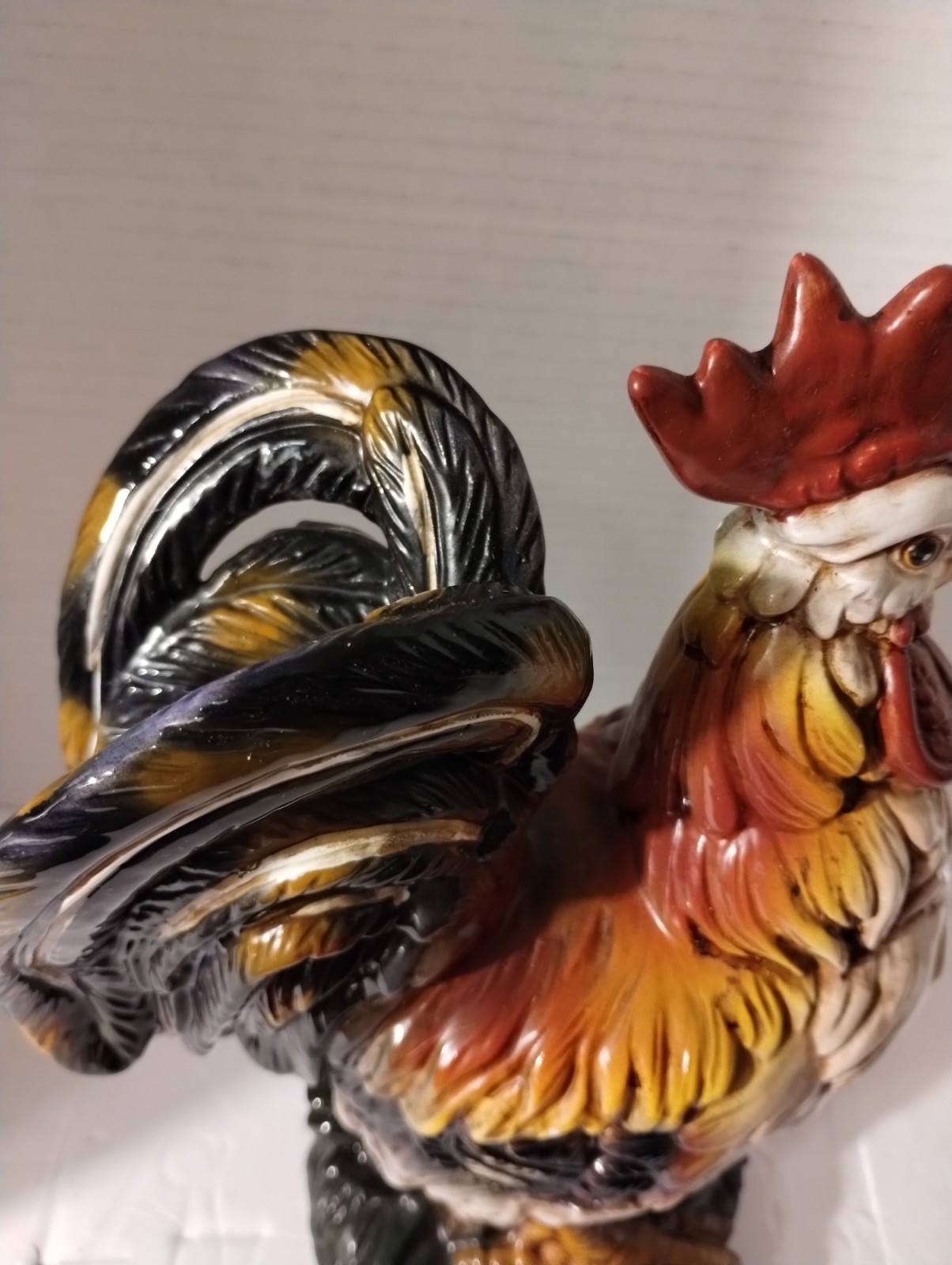 Vintage Blue Sky Grand Classic Rooster Ceramic Excellent Condition