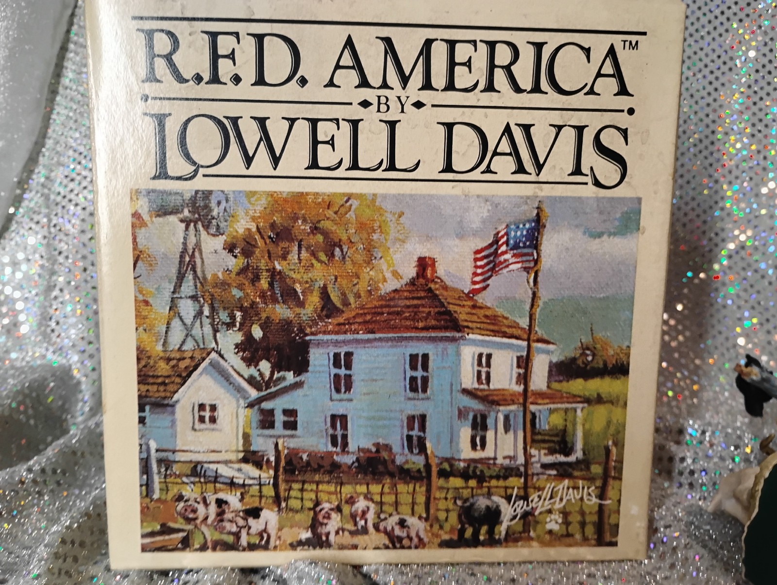 Lowell Davis “The Last Straw” Hand Painted Sculpted Figurine 1989 With Box