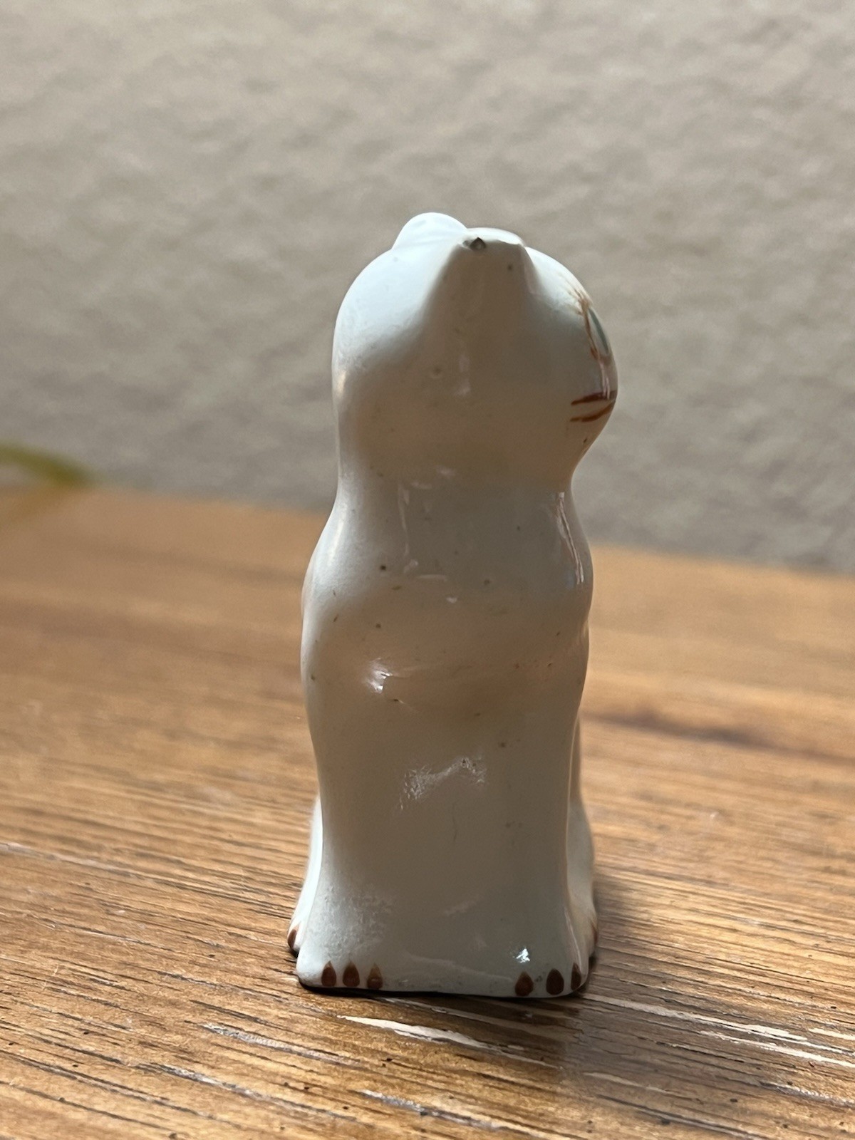 Porcelain Cat Figurine, Andrea By Sadek, Made In Thailand, 1950S