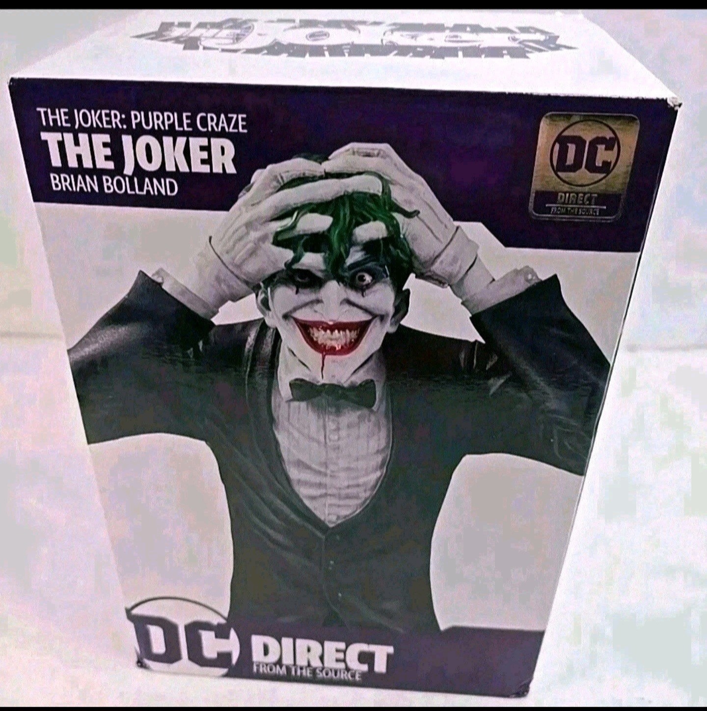DC Direct The Joker Purple Craze by Brian Bolland Statue New Open Box