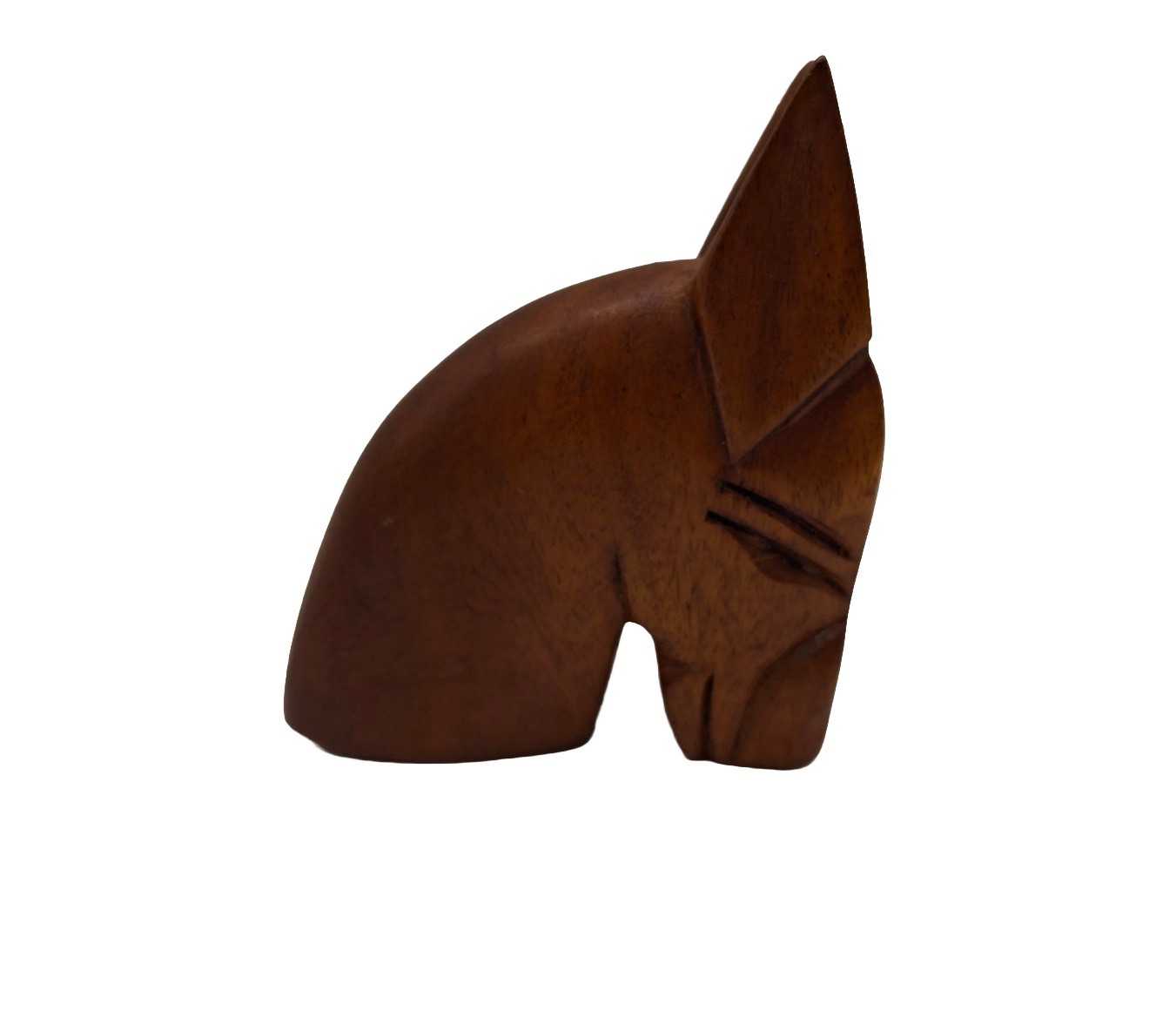 Vintage Carved Donkey Horse Head Wood Sculpture 4″ Folk Art Mexico Peurto Rico