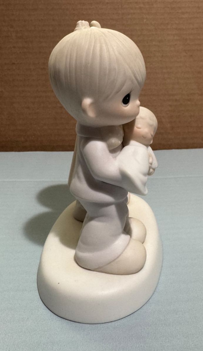 Precious Moments E-4724 “REJOICING WITH YOU” Figurine 1980 Jonathan & David