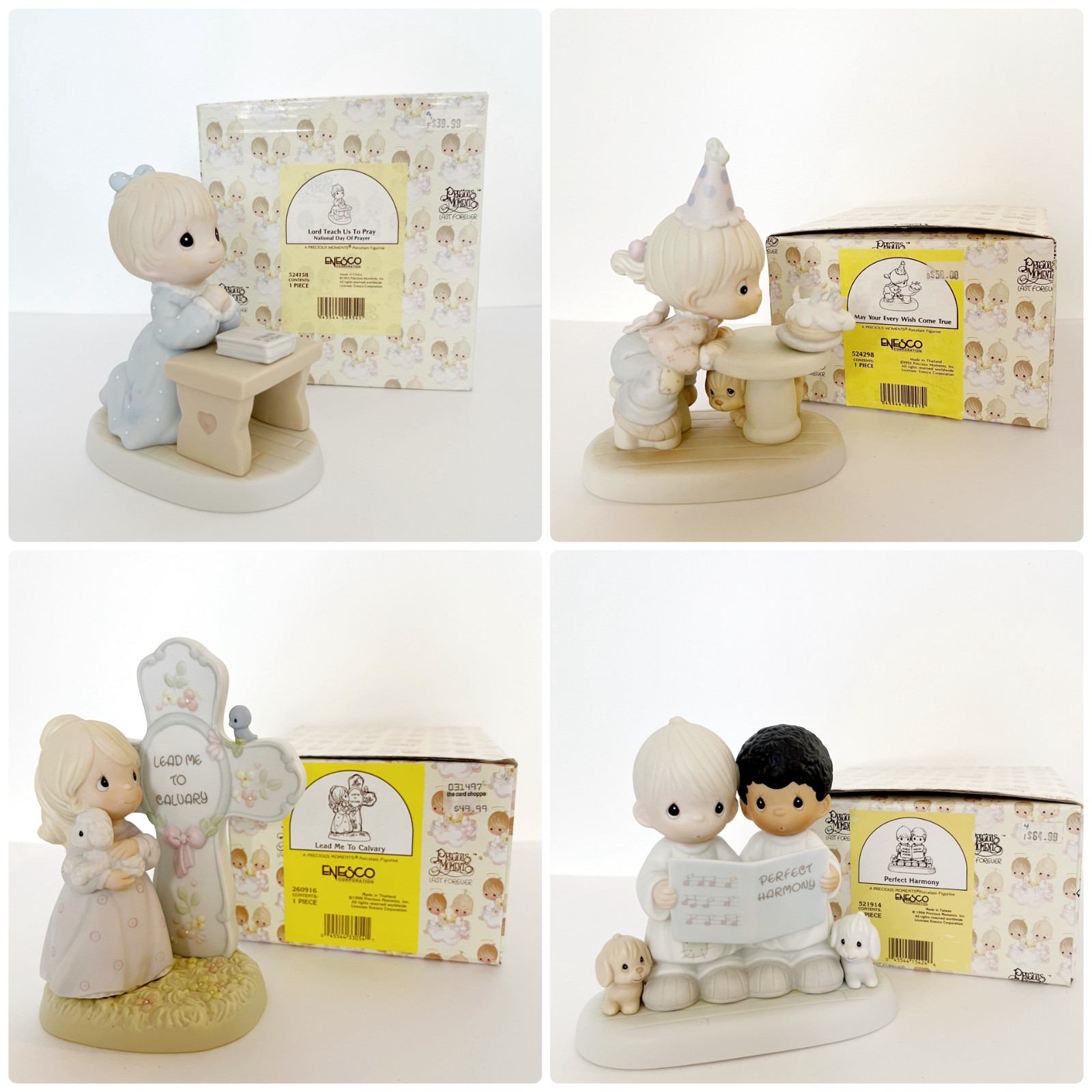 Enesco Precious Moments Assorted Figurines – Sold Separately