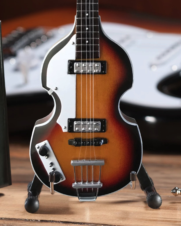 AXE HEAVEN Paul McCartney Original Violin Bass MINIATURE Guitar Display Gift