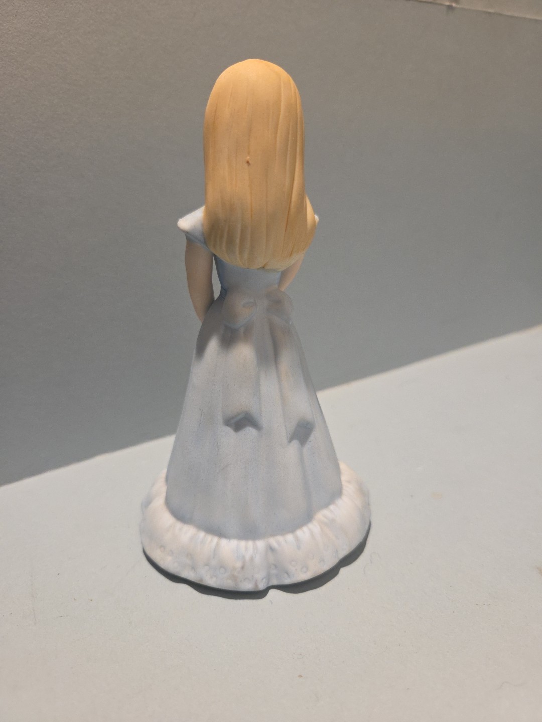 Growing Up Birthday Girls Blonde Age 10 Figure Bisque Porcelain-Vintage Enesco