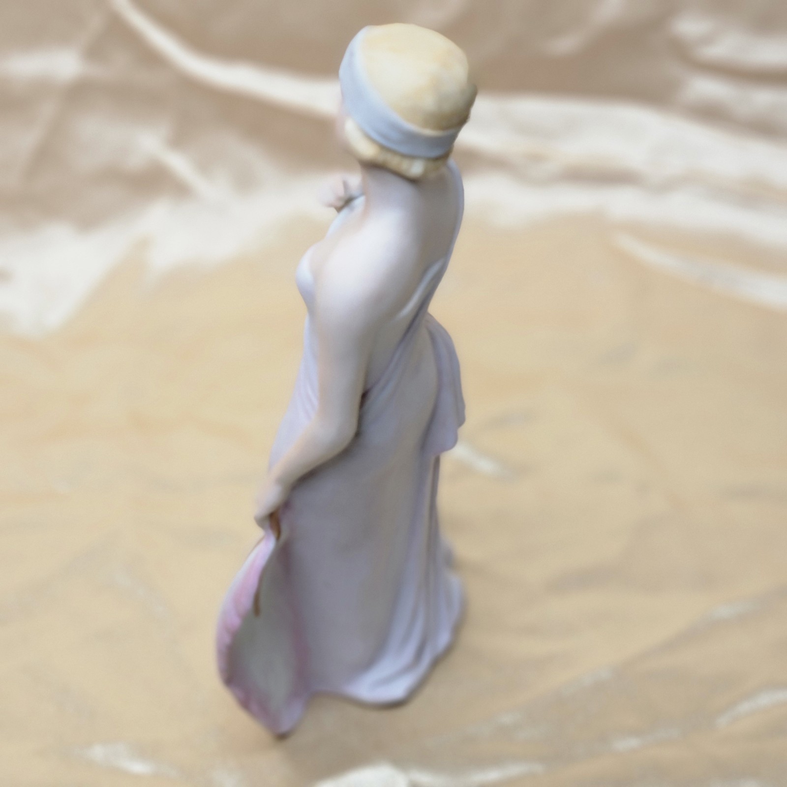 Vintage Liberty Figurine – Bisque Porcelain Lady – 1900s Era