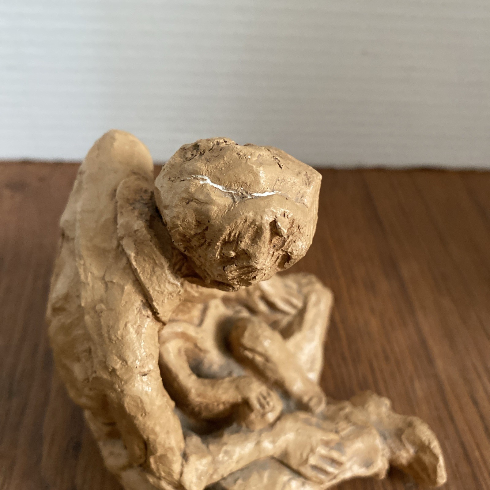 Vintage Abbey Press Grandparent & Child Resin Figurine Sculpture HTF Fathers Da