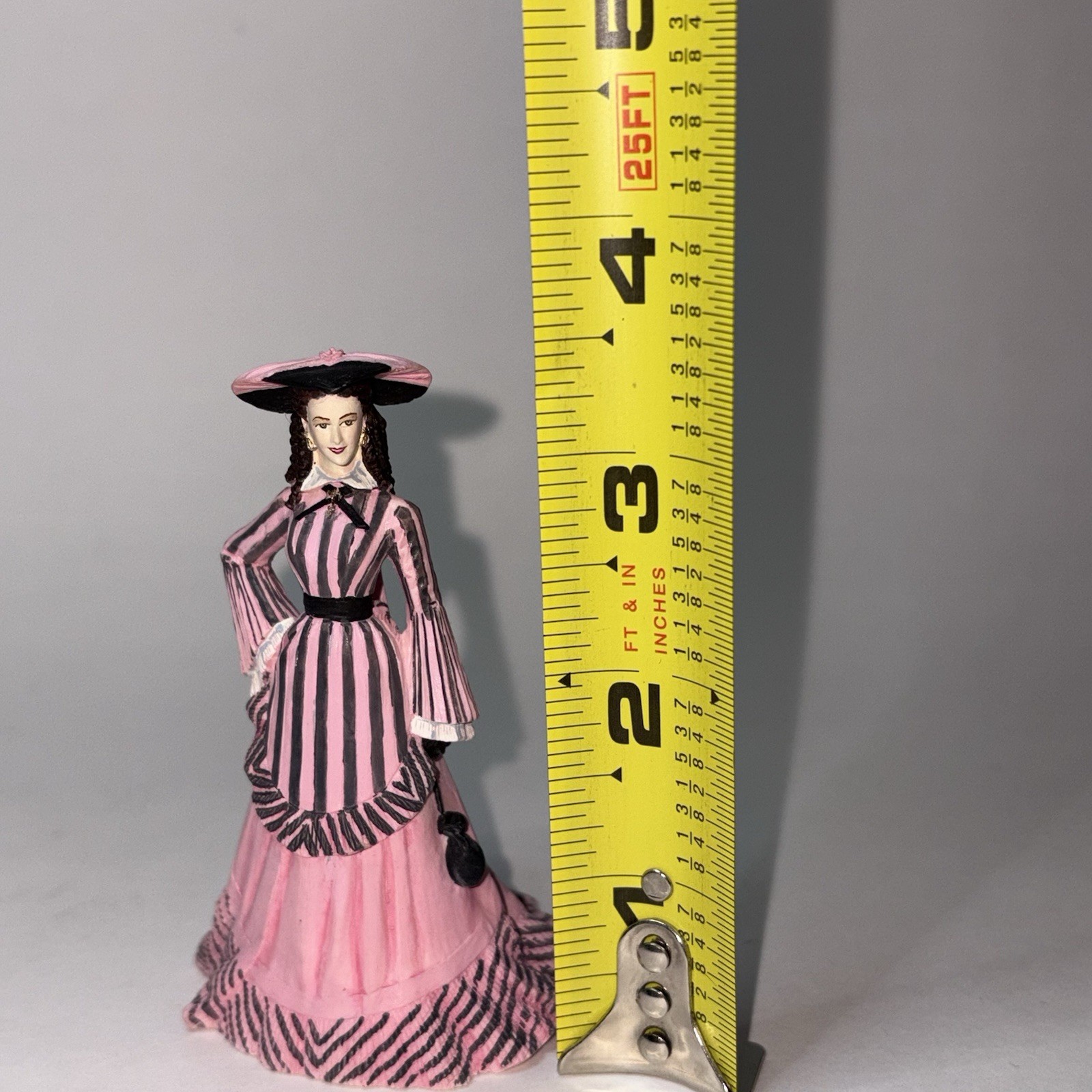 Franklin Mint Gone With The Wind Scarlett O’Hara Her Promenade Figure Pink Dress