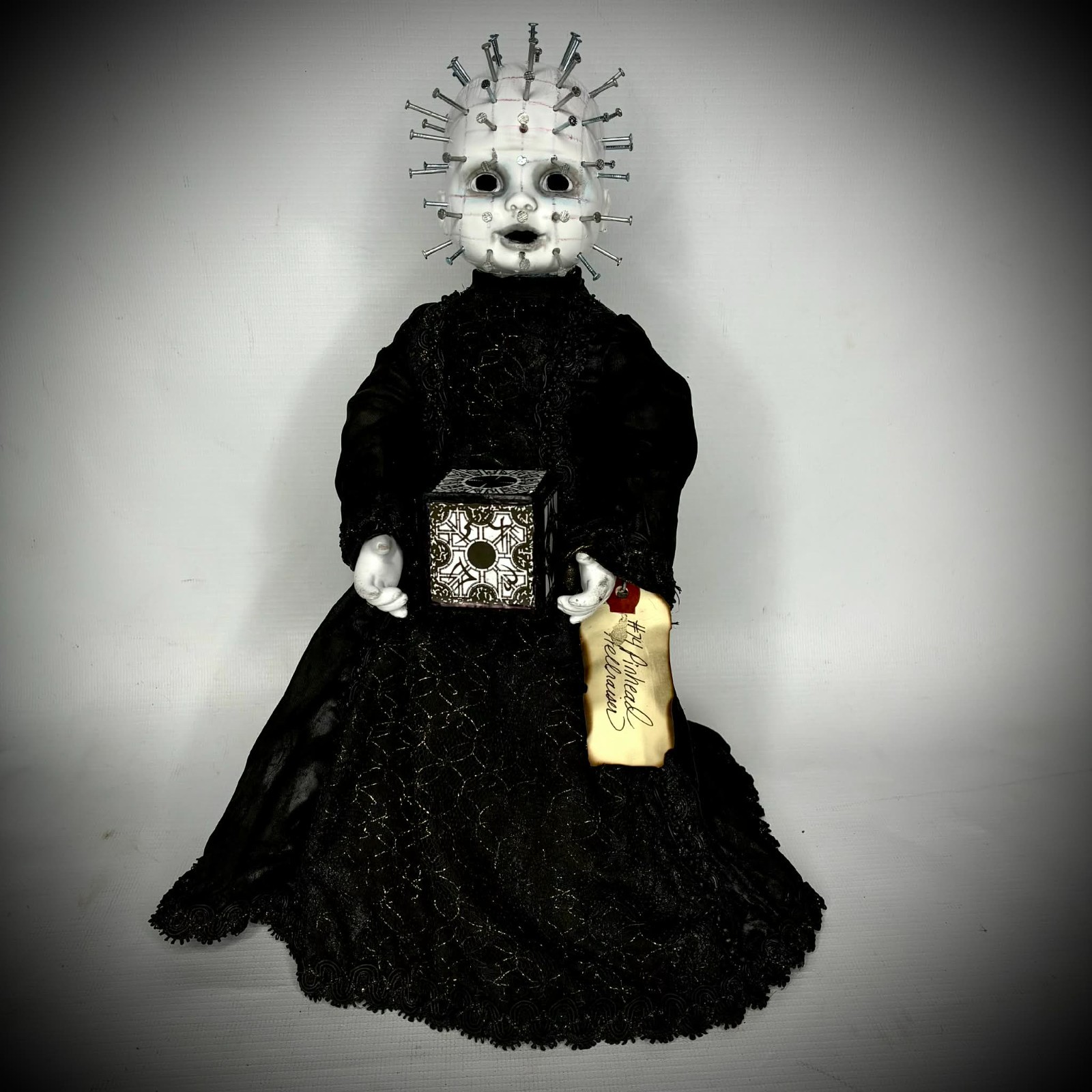 Hellraiser Pinhead Horror Movie Character Doll #74 Erika’s Emporium 13″ SMALL