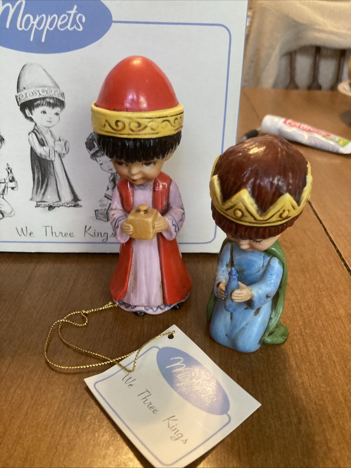 Moppets we three Kings figurines ONLY 2 One Is Missing