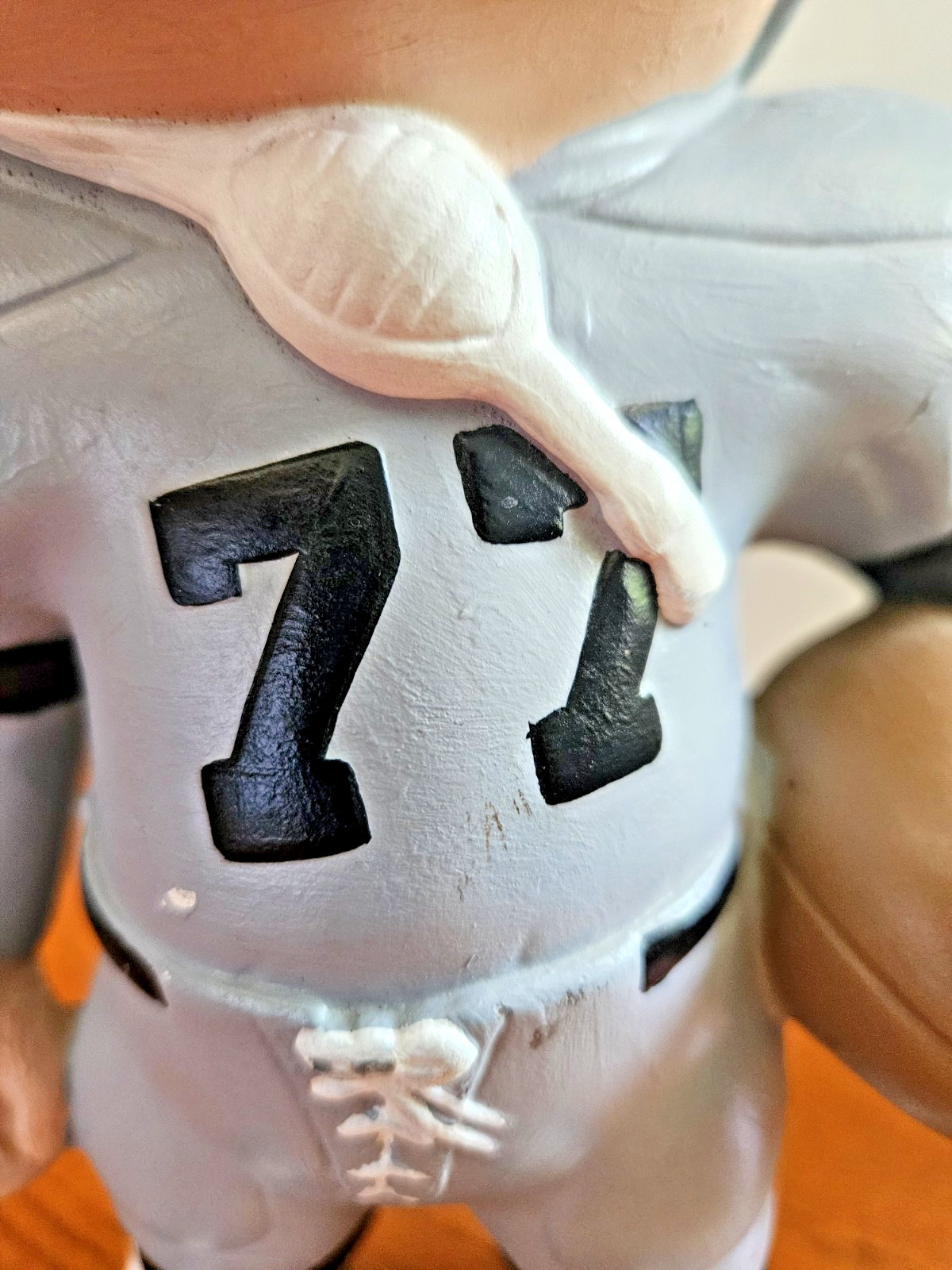 VTG 1970s Atlantic Mold Ceramic Football Player Las Vegas Oakland Raiders NFL