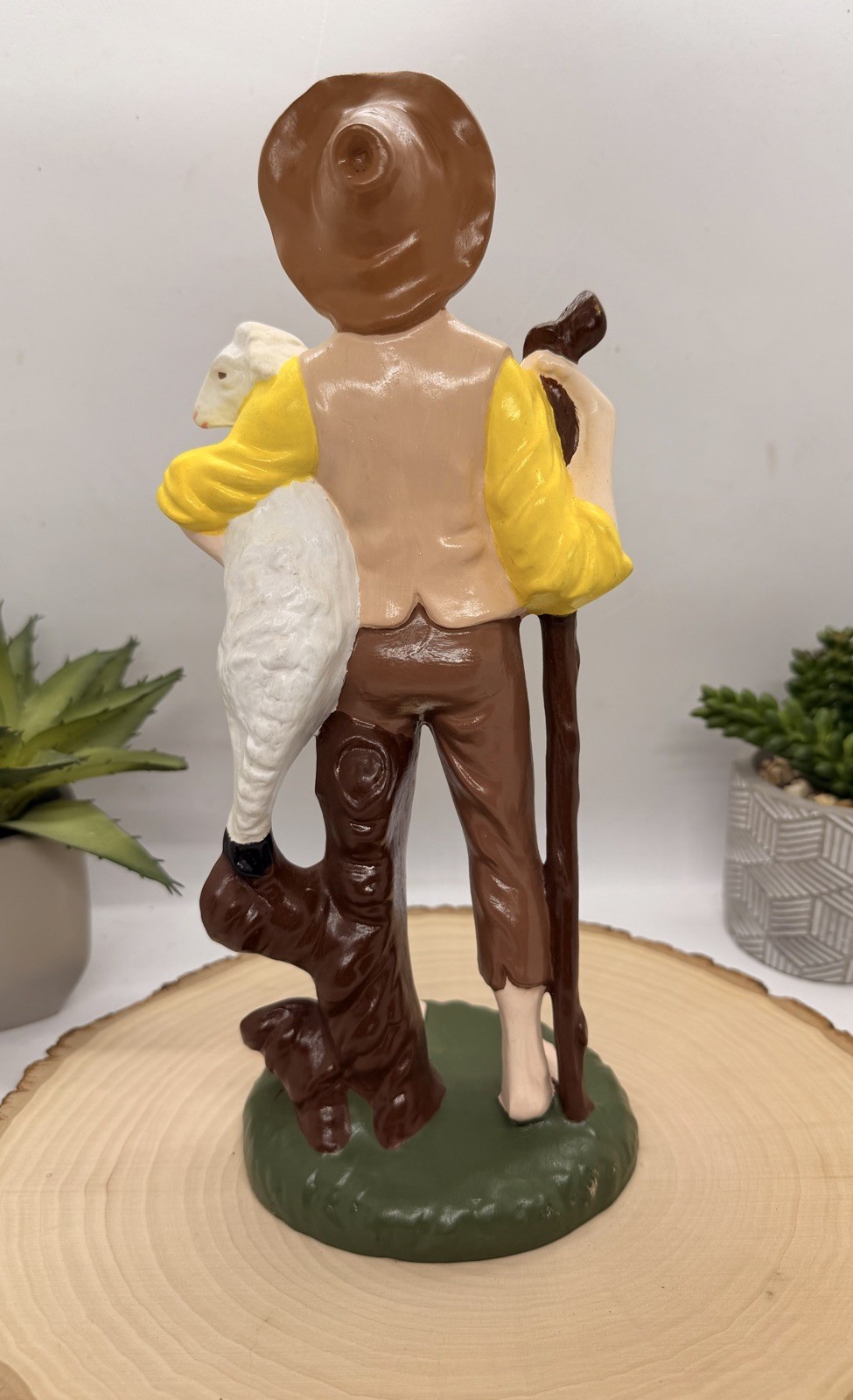 1961 PEMBERTON NEAL 12″ SHEPHERD BOY CHRISTMAS NATIVITY MANGER SCENE FIGURE