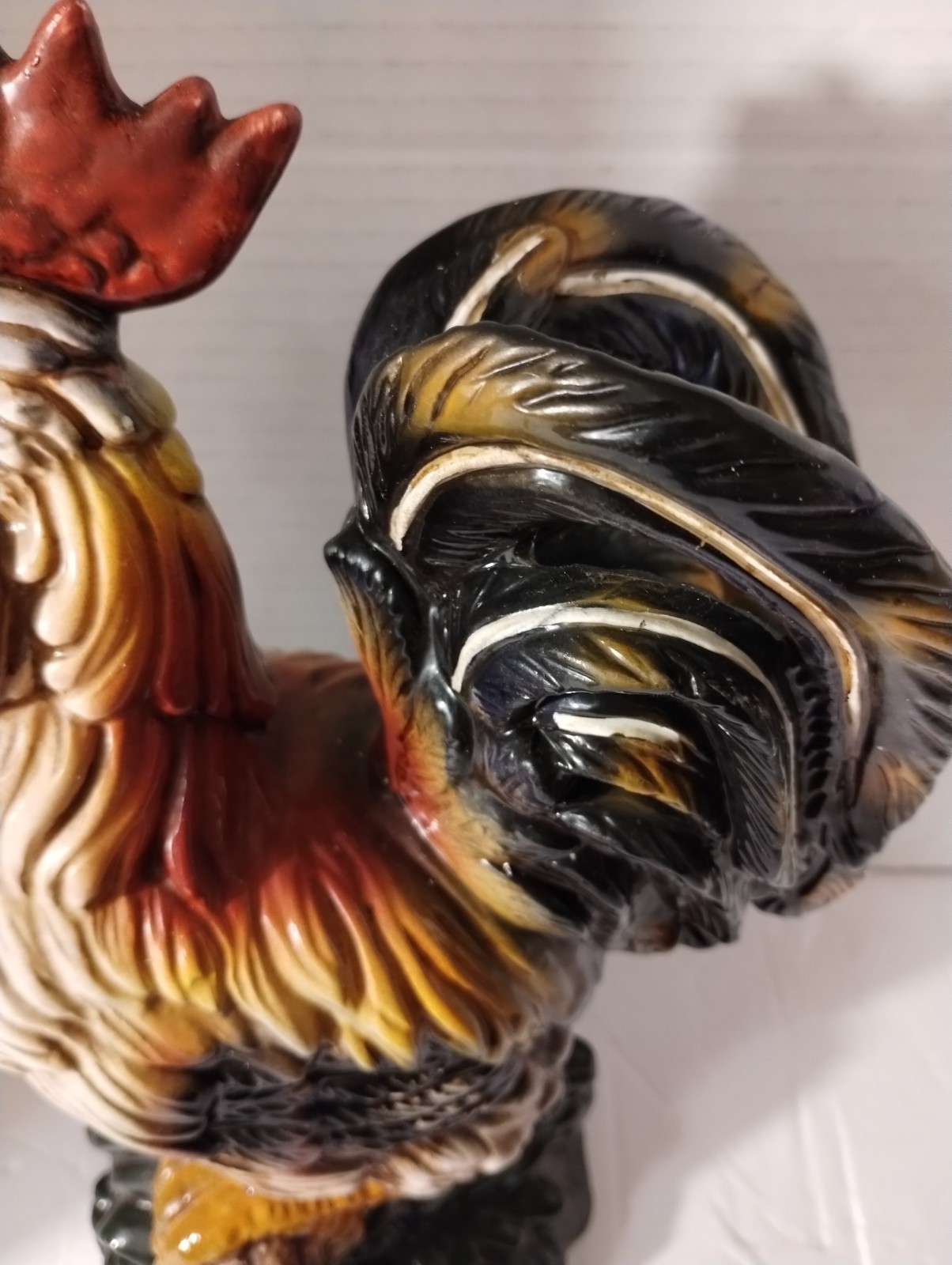 Vintage Blue Sky Grand Classic Rooster Ceramic Excellent Condition