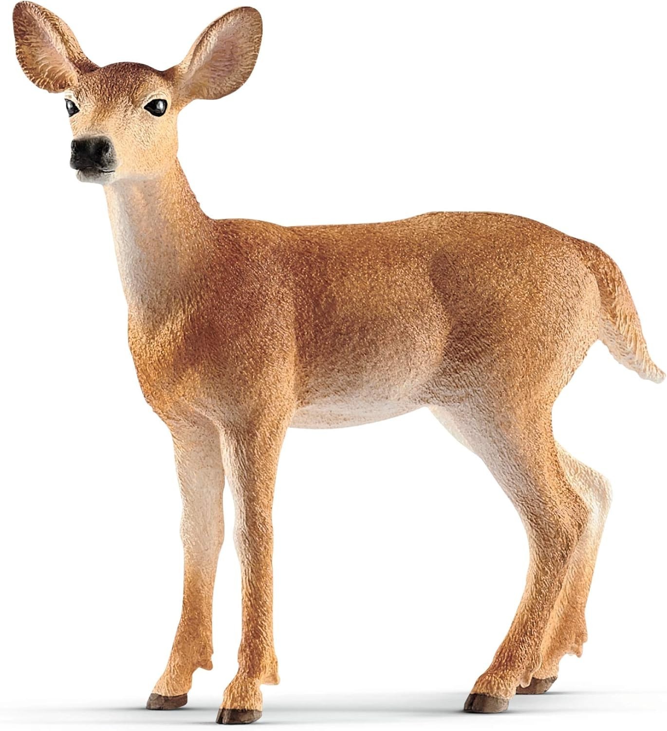 Realistic White-Tailed Doe Animal Figurine – Perfect for Creative Play, 3+