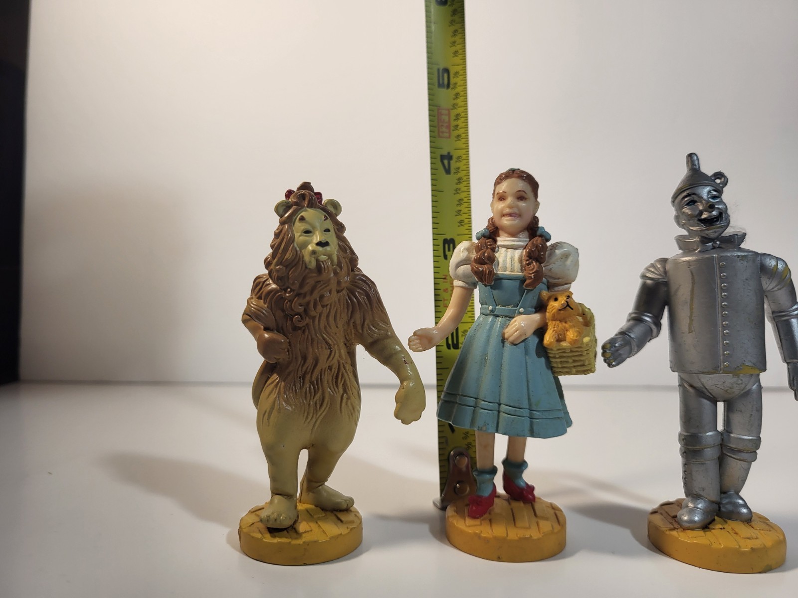 Lot Of 3 Loew’s Ren MGM Turner 1987 Wizard of OZ Figures 4″