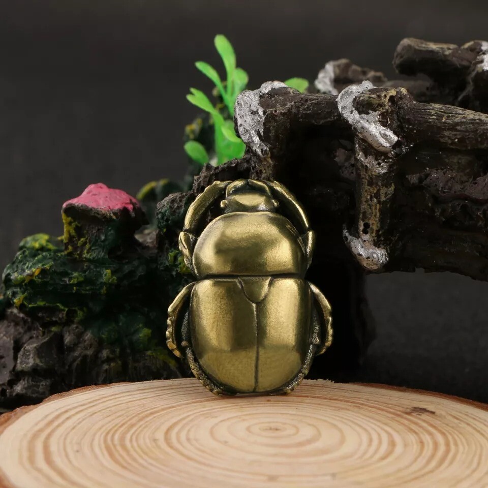 Brass Insect Figurine Small Statue Home Ornaments Animal Figurines Toy