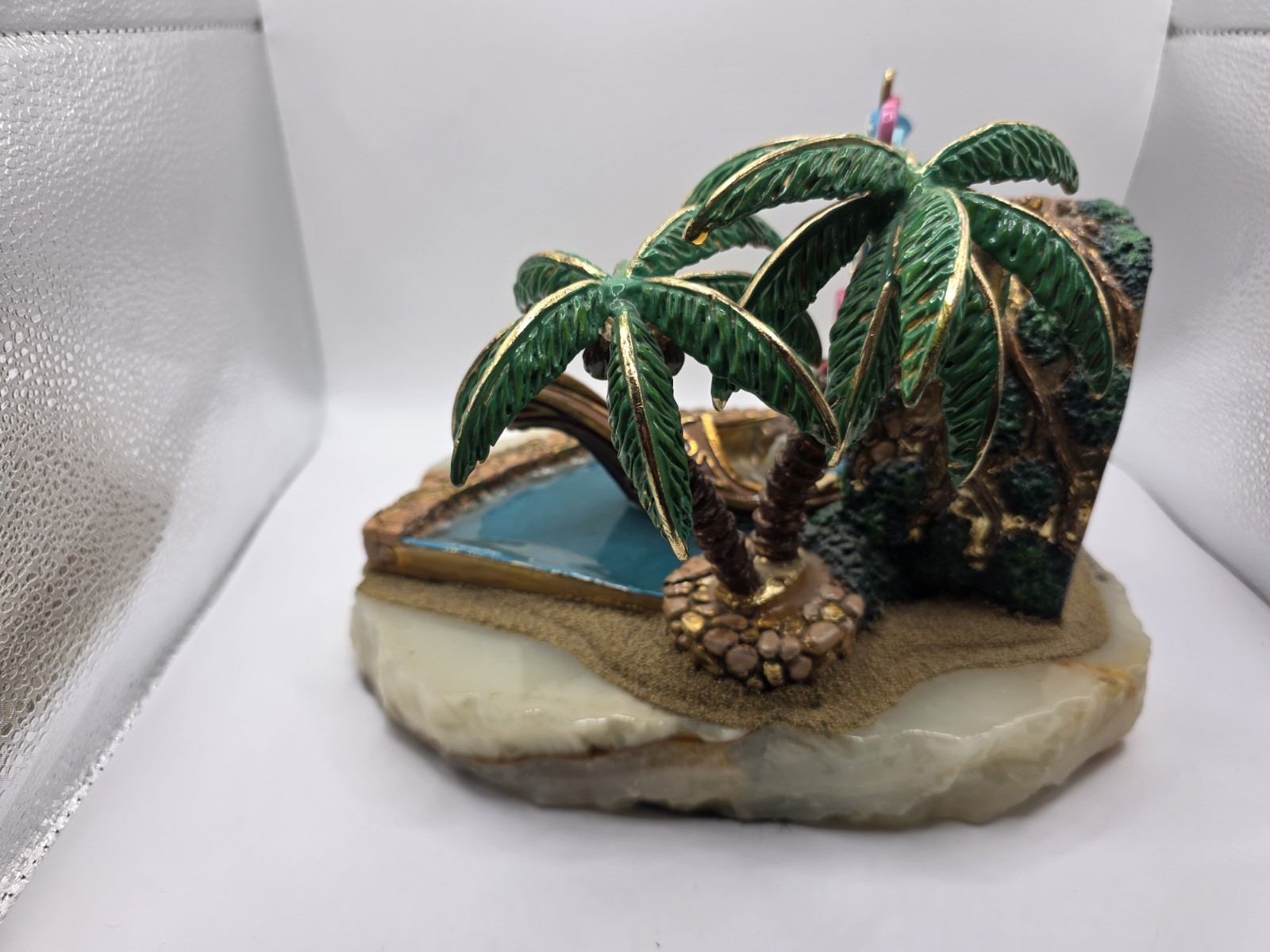 Ron Lee Tunnel of Love Clown Sculpture Signed 99/1500 Limited Edition Onyx Base