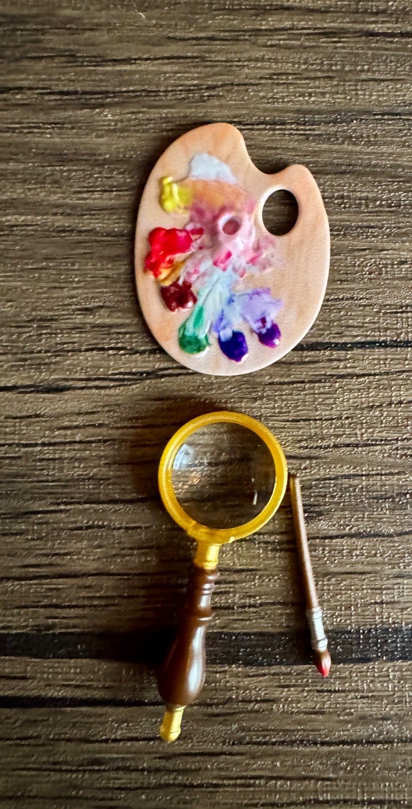 Mini Brands By ZURU Masterpieces Mona Lisa, Girl wPearl Earring NEW opened loose