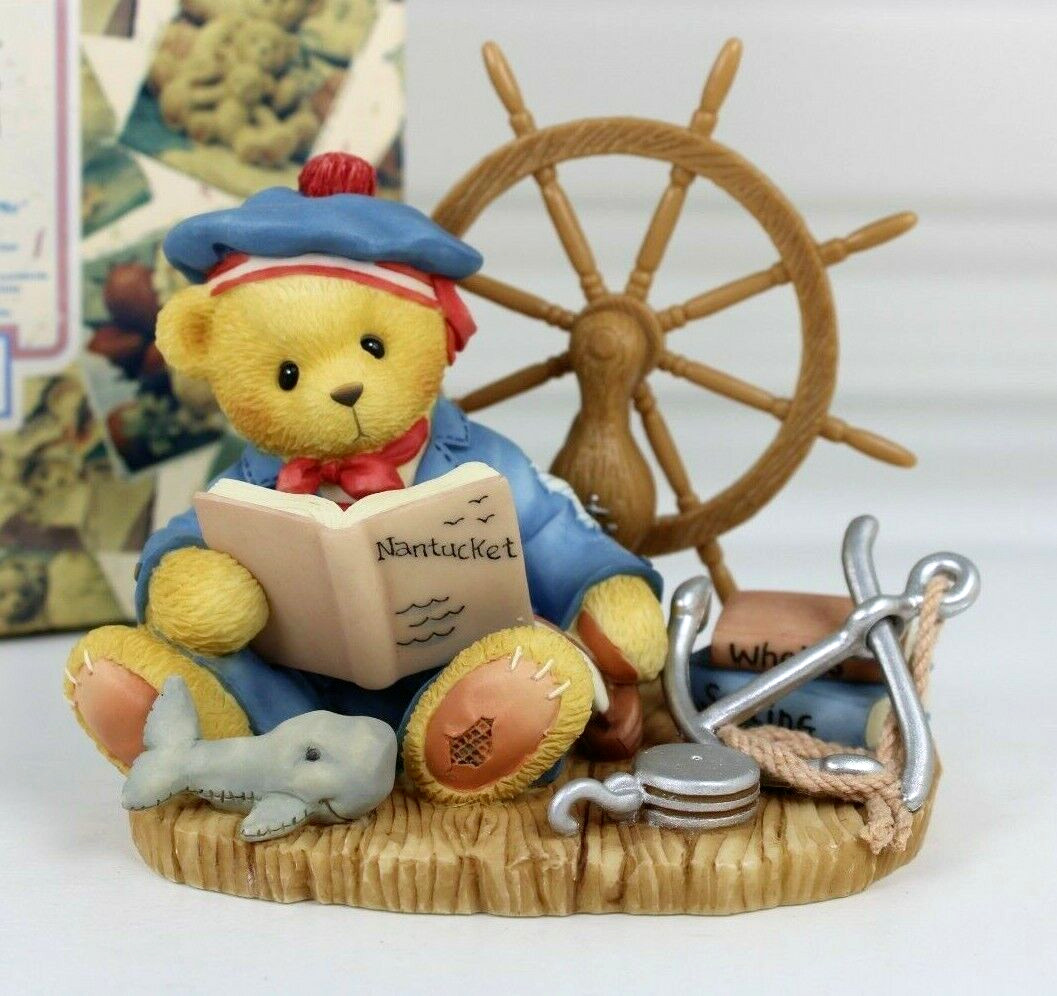 CHERISHED TEDDIES 1998 GLENN BY LAND OR SEA NANTUCKET LIMITED EDITION FIGURINE