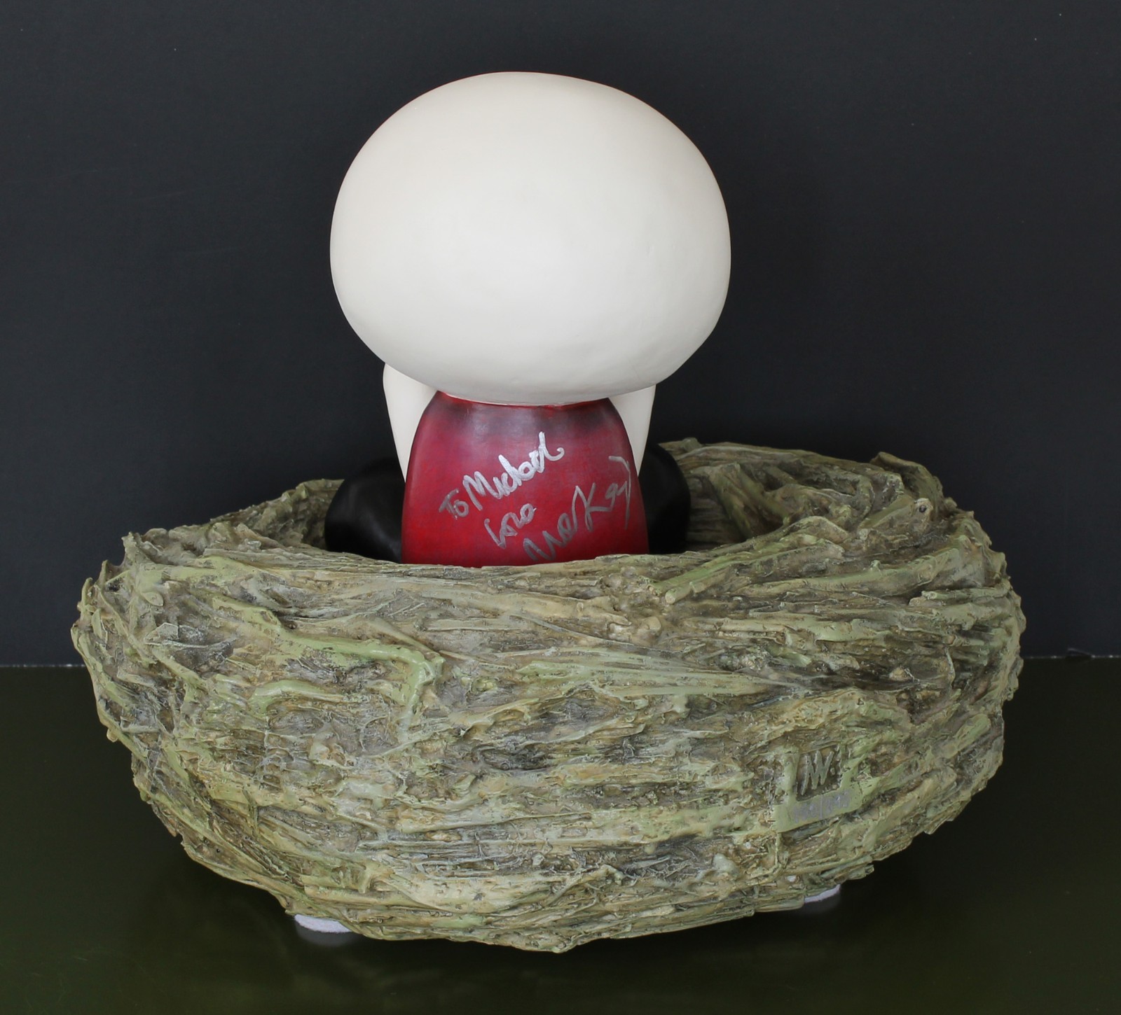 MACKENZIE THORPE Sculpture A NEW CHILD Limited Edition 150/395 with COA 2004