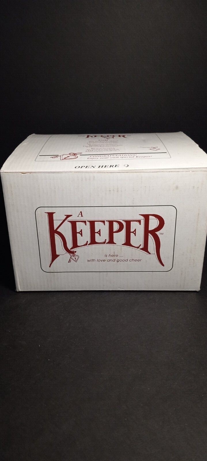 GOLFER FIGURINE, SHENANDOAH DESIGNS, “A KEEPER”, Figurine 1995 in original box