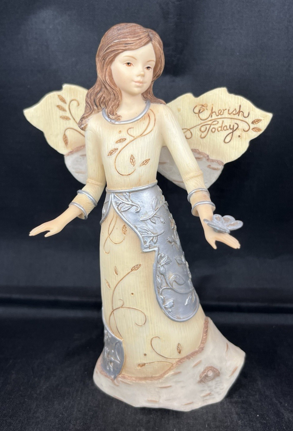 Cherish Today Stone Resin Angel Figure 2008 Pavilion Gift Company Elements 82110