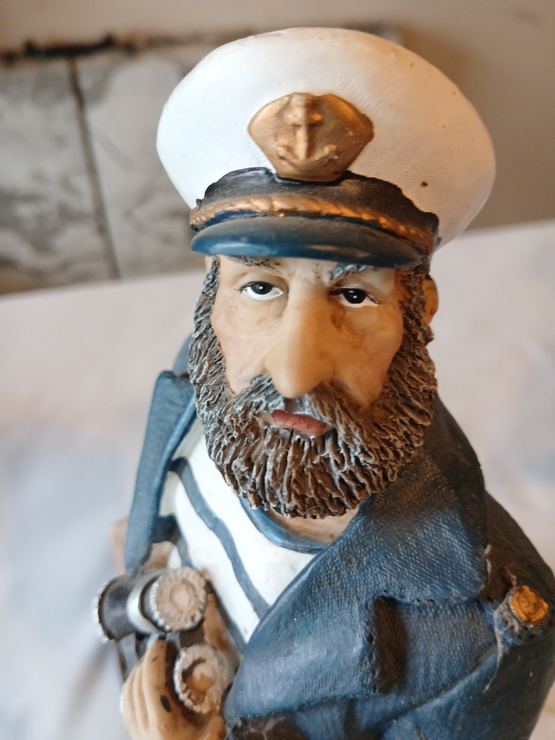 Nautical Sea Captain Statue Approximatly 5″x5.5″x12.75″
