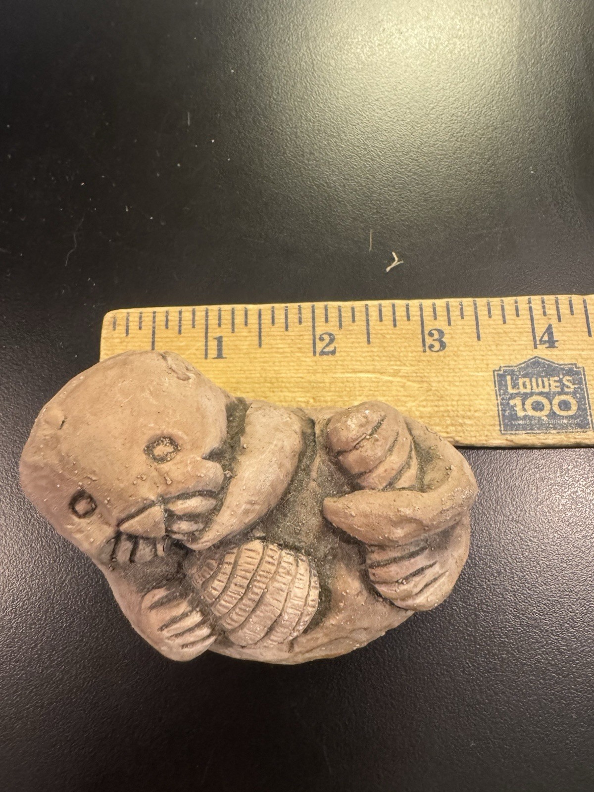 Alaska Earthquake Clay Sculpture Sea Otter Figurine Handmade Original