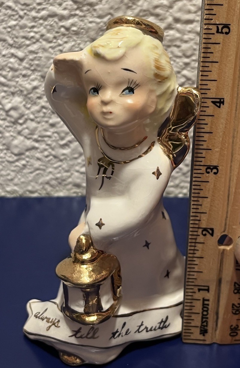 VTG 5”Saluting ANGEL YONA “Always Tell The Truth” VIRTUE SERIES Japan 1956 Napco