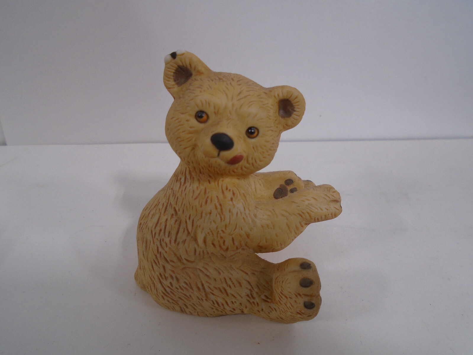 Franklin Mint 1984 Woodland Surprises Bear Hand Painted Jacqueline B Smith