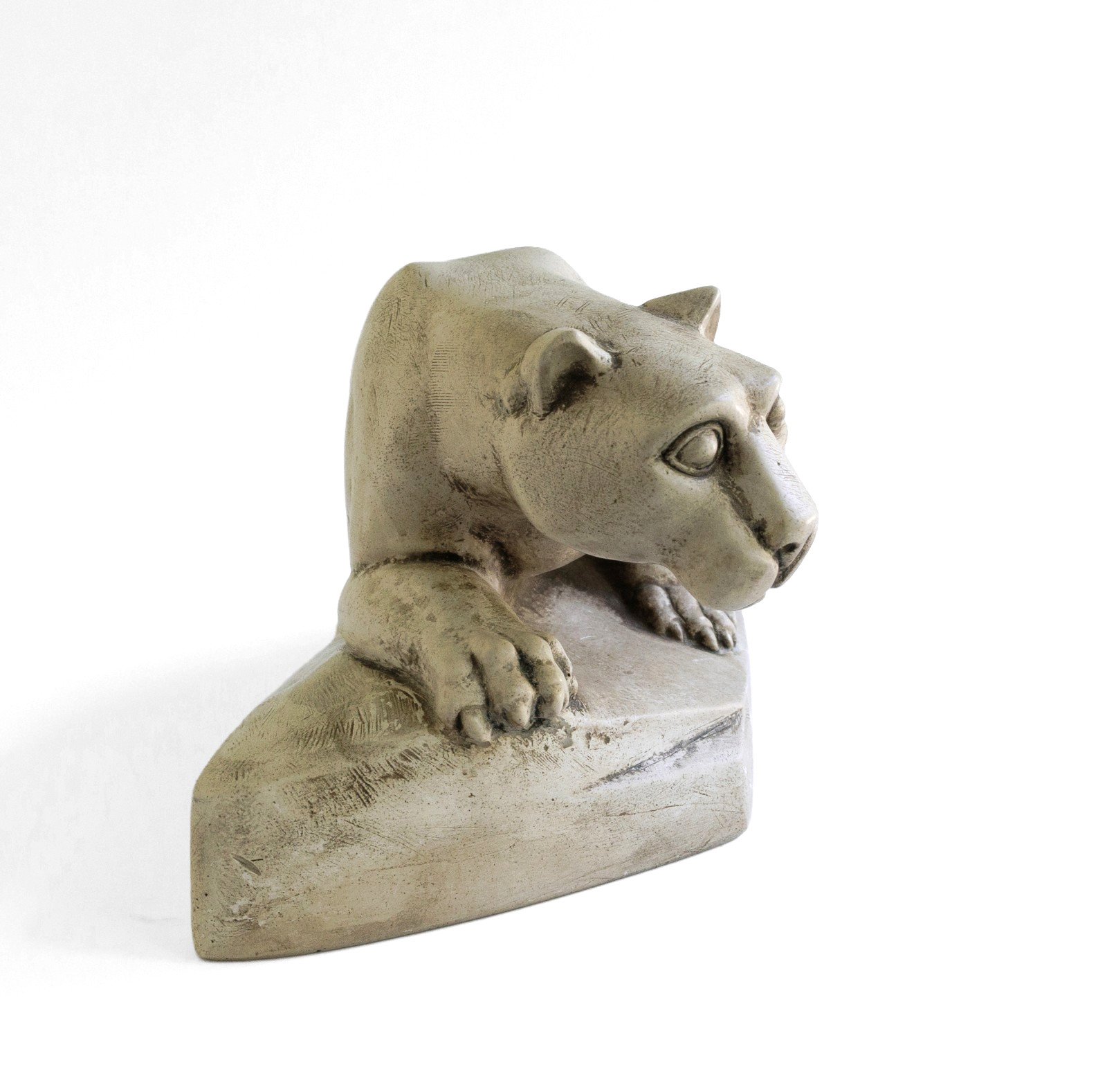Vintage 1960s Penn State Nittany Lion Statue Alva Studios Mid-Century